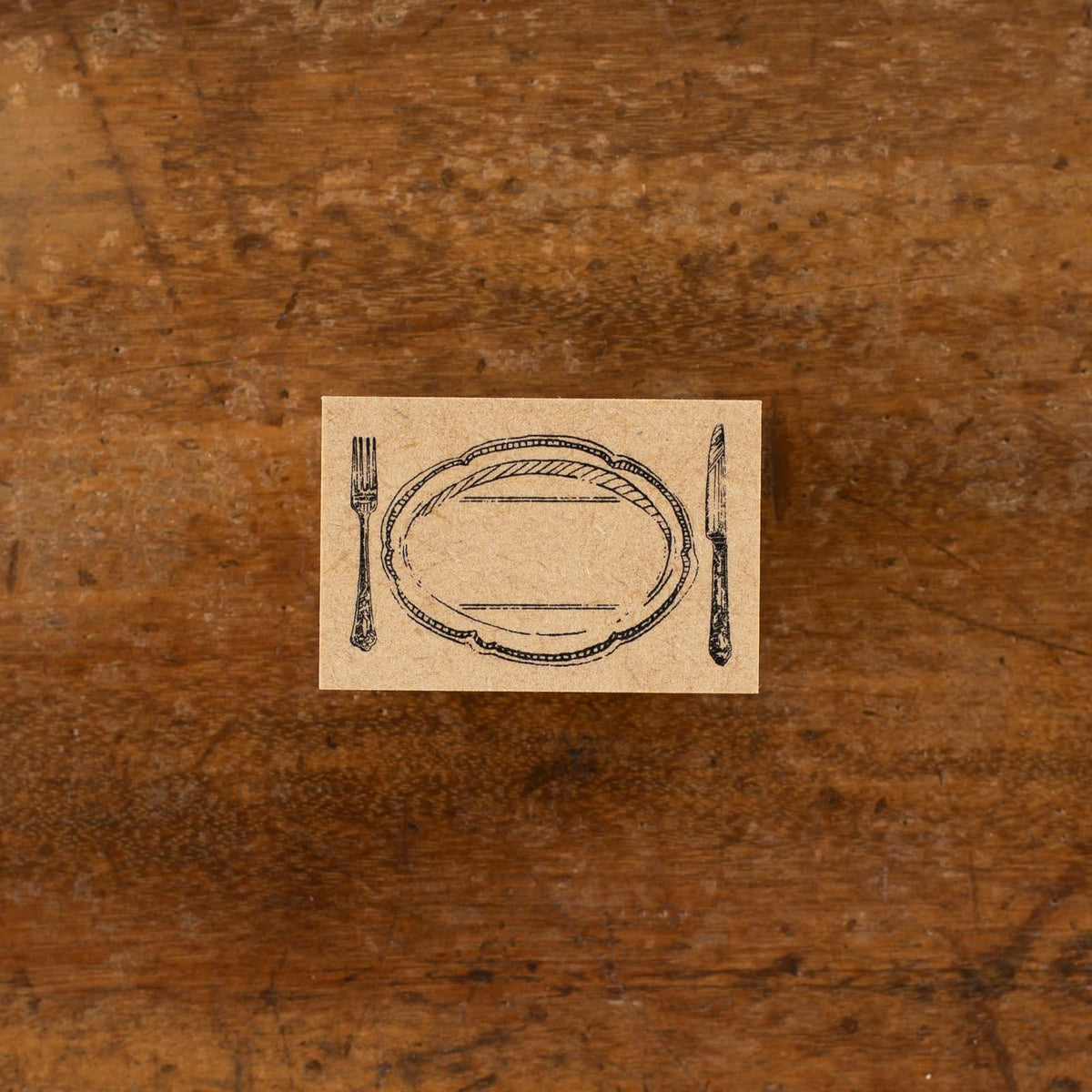 Dinner Plate, Stamp by Aya Inoue