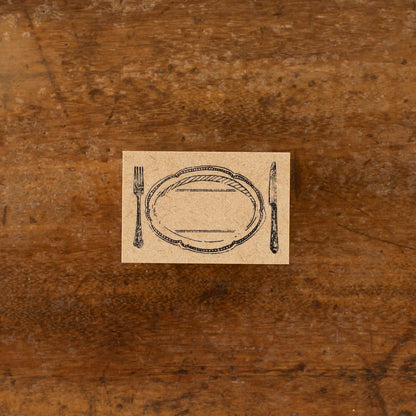 Dinner Plate, Stamp by Aya Inoue