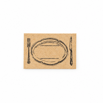 Dinner Plate, Stamp by Aya Inoue