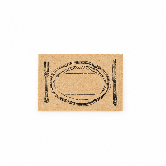 Dinner Plate, Stamp by Aya Inoue