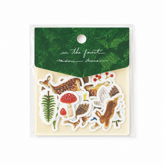 In the Forest, Stickers by Midori Asano