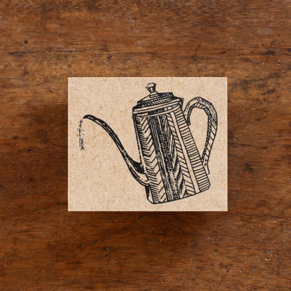 Coffee Pot, Stamp by Aya Inoue