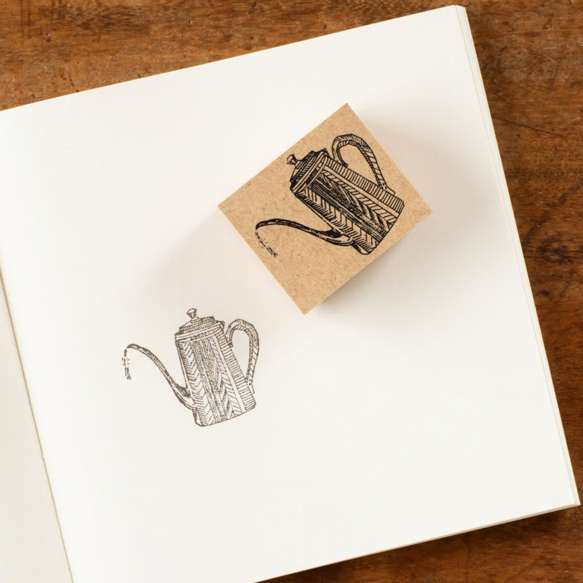 Coffee Pot, Stamp by Aya Inoue