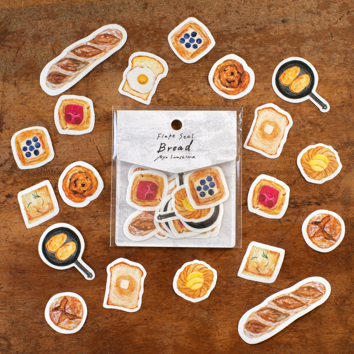 Bread, Stickers by Ayu Iwashima