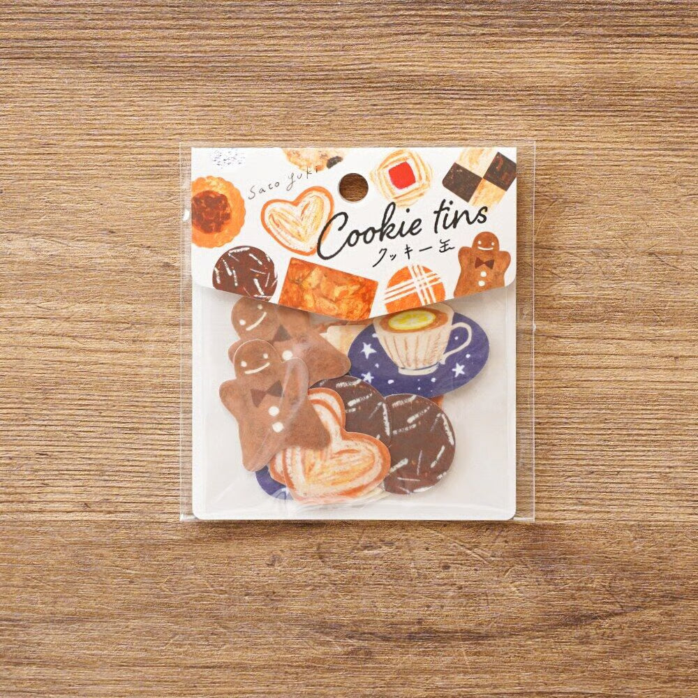 Cookie Tin, Stickers by Sato Yuki