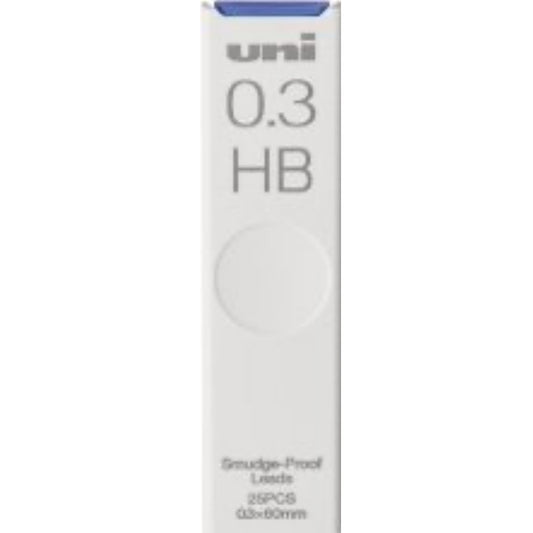 防暈染鉛芯｜0.3mm, HB / B