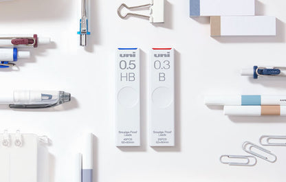 防暈染鉛芯｜0.3 / 0.5 / 0.9mm, HB / B