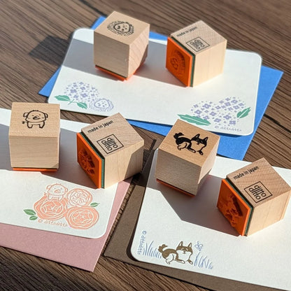 豬仔｜迷你木頭印章