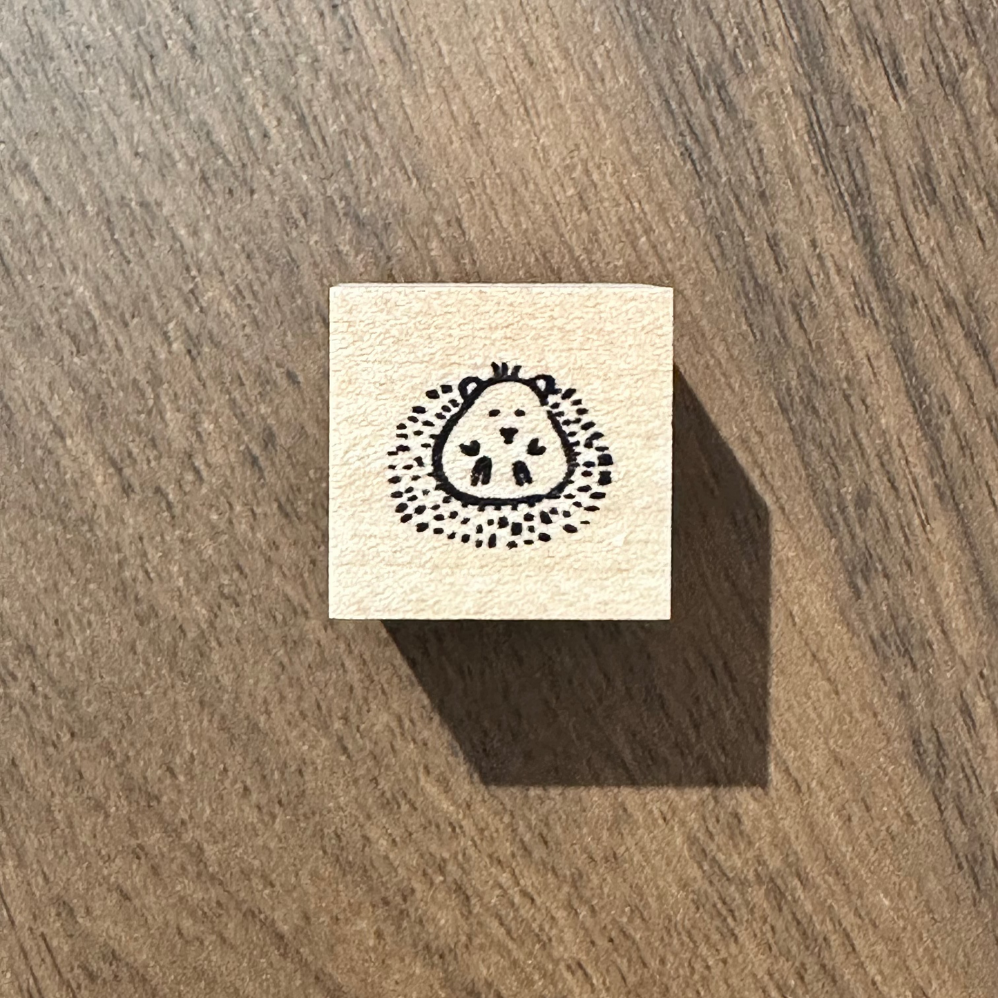 刺蝟｜迷你木頭印章
