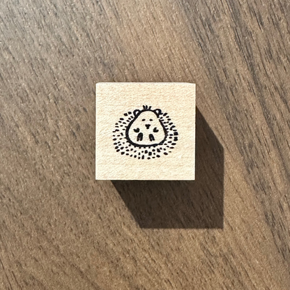 刺蝟｜迷你木頭印章