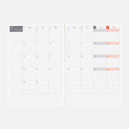 2027 Hobonichi Cousin Book, A5