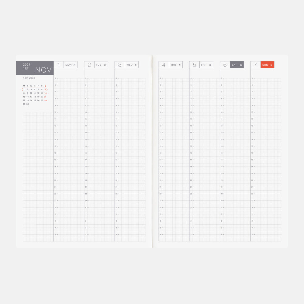 2027 Hobonichi Cousin Book, A5