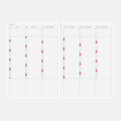 2027 Hobonichi Cousin Book, A5