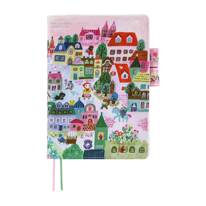 Yumi Kitagishi: White Cat Village, A5 Techo Cover