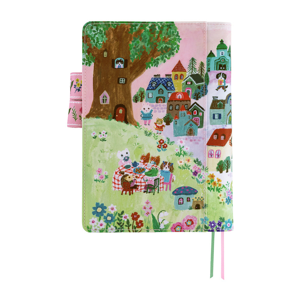 Yumi Kitagishi: White Cat Village, A5 Techo Cover