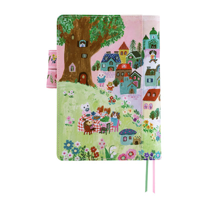 Yumi Kitagishi: White Cat Village, A5 Techo Cover