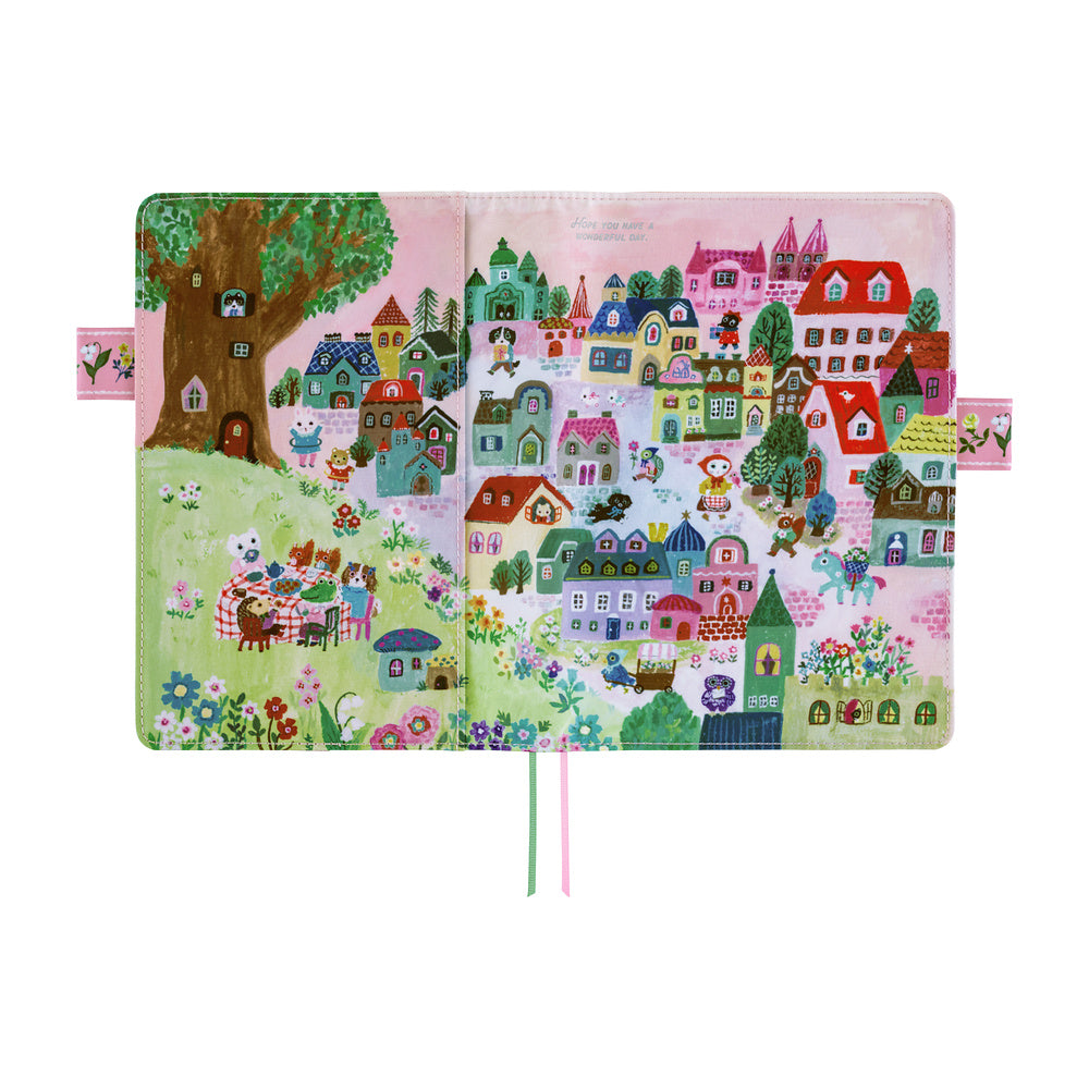 Yumi Kitagishi: White Cat Village, A5 Techo Cover