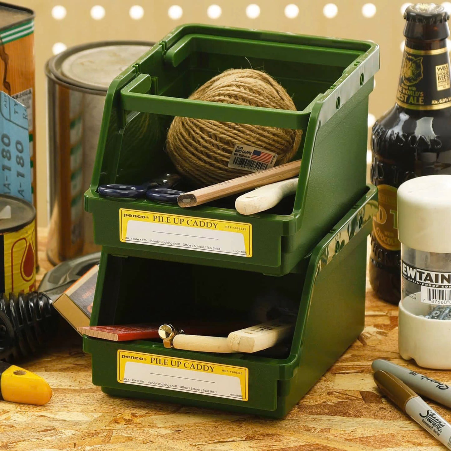 Black, penco Pile-Up Caddy