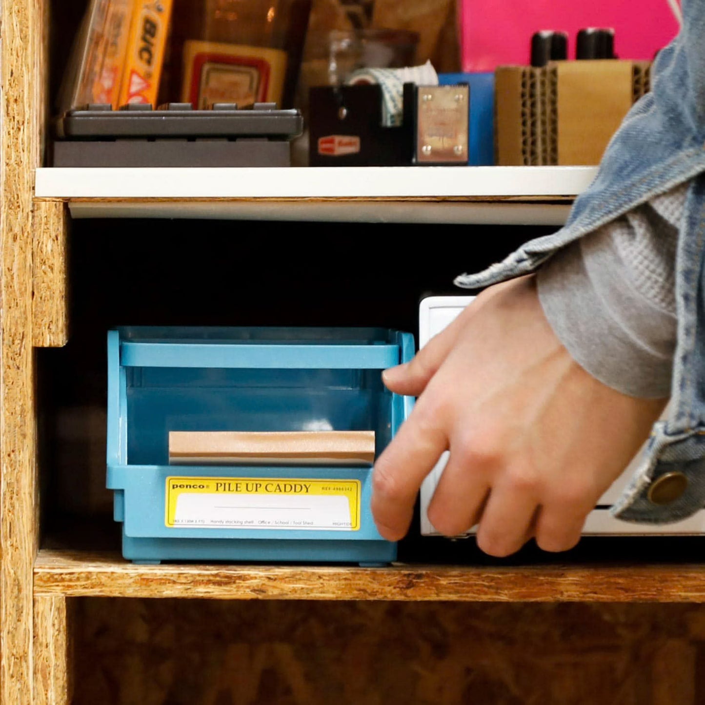 Black, penco Pile-Up Caddy