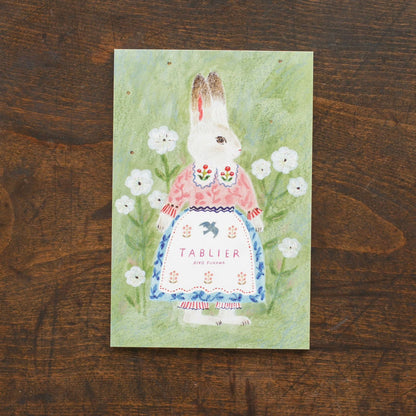 TABLIER, Postcard Pad by Aiko Fukawa, Hyogensha cozyca products