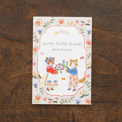 Little Fluffy Friends, Postcard Pad by Aiko Fukawa, Hyogensha cozyca products