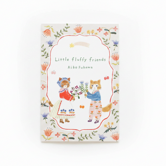 Little Fluffy Friends, Postcard Pad by Aiko Fukawa, Hyogensha cozyca products