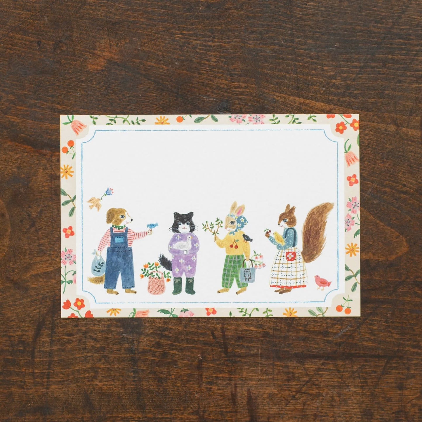 Little Fluffy Friends, Postcard Pad by Aiko Fukawa, Hyogensha cozyca products
