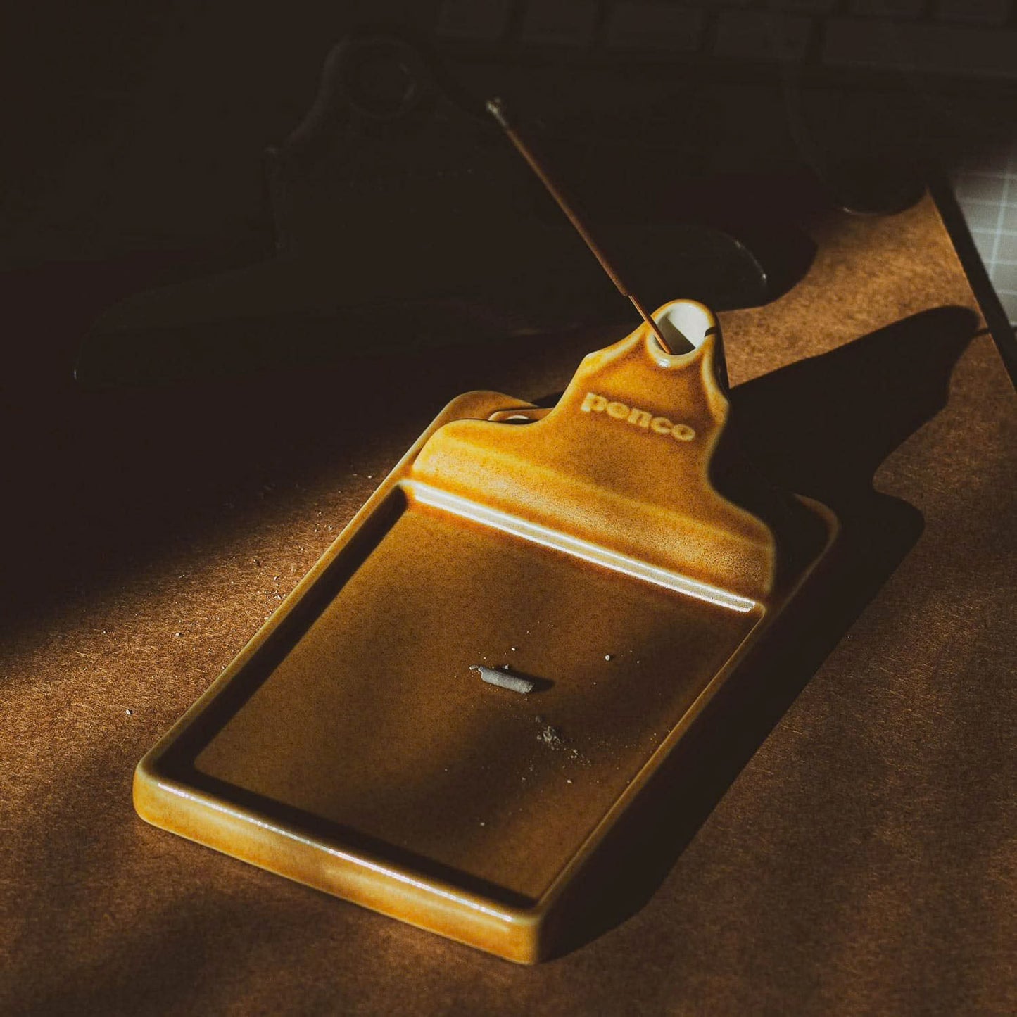 Brown, penco Clip Board Shaped Incense Holder