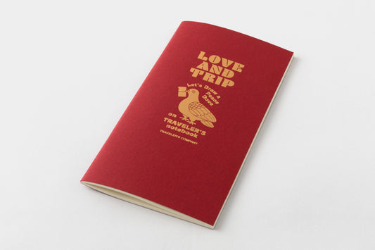 *Pre-Order* TRAVELER'S notebook, LOVE AND TRIP Red, Refill Regular Size