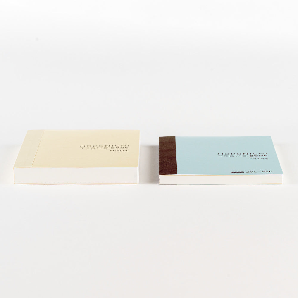 2027 Hobonichi Original Avec Books, Daily 6-month x 2 book set, A6 Japanese
