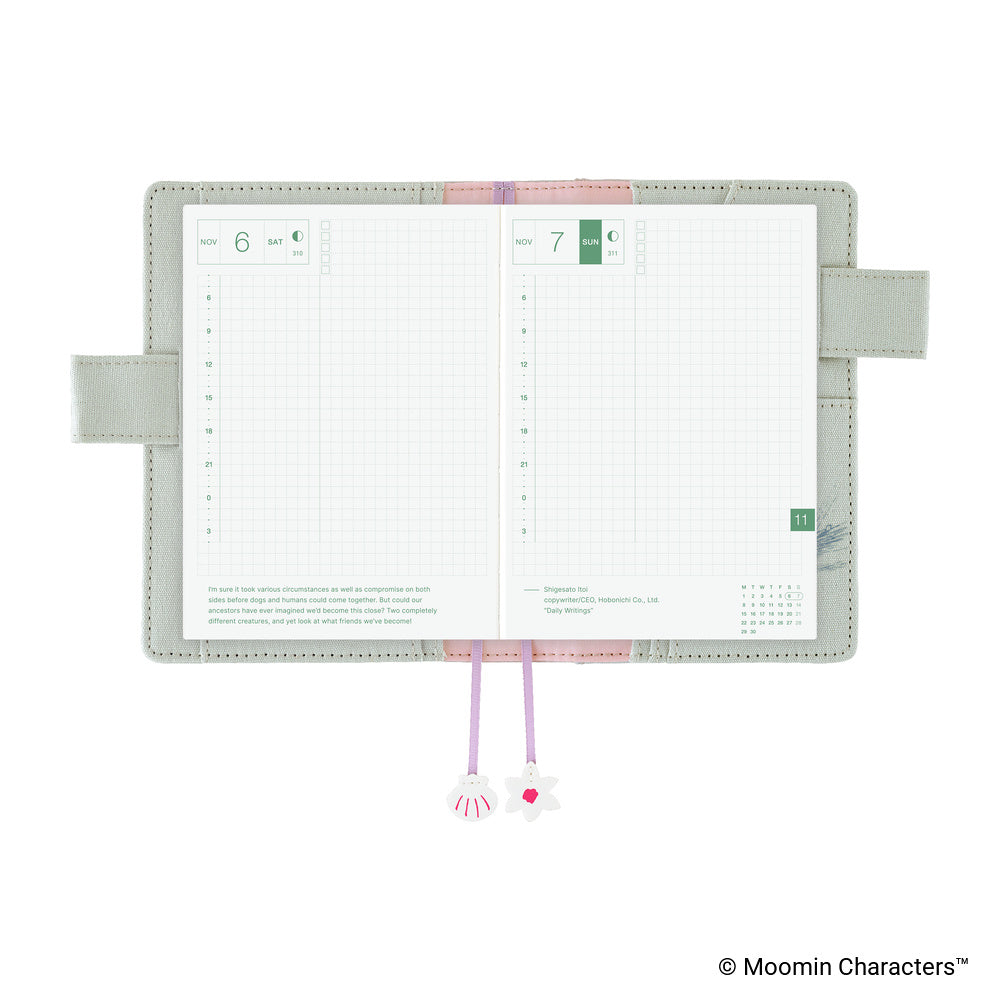 Moomin: My Yard (Pale Mint), A6 Techo Cover