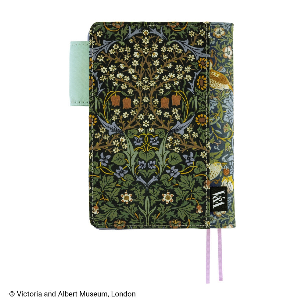 V&A Series: Strawberry Thief, A6 Techo Cover