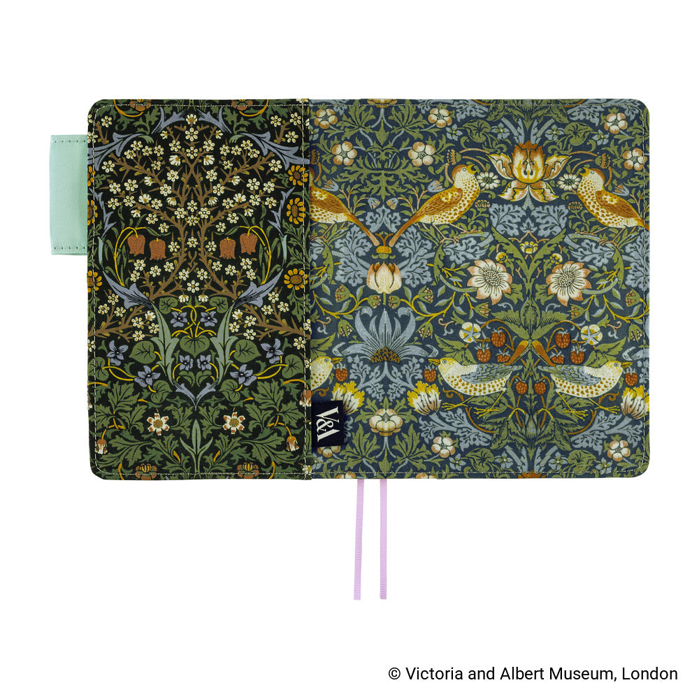 V&A Series: Strawberry Thief, A6 Techo Cover