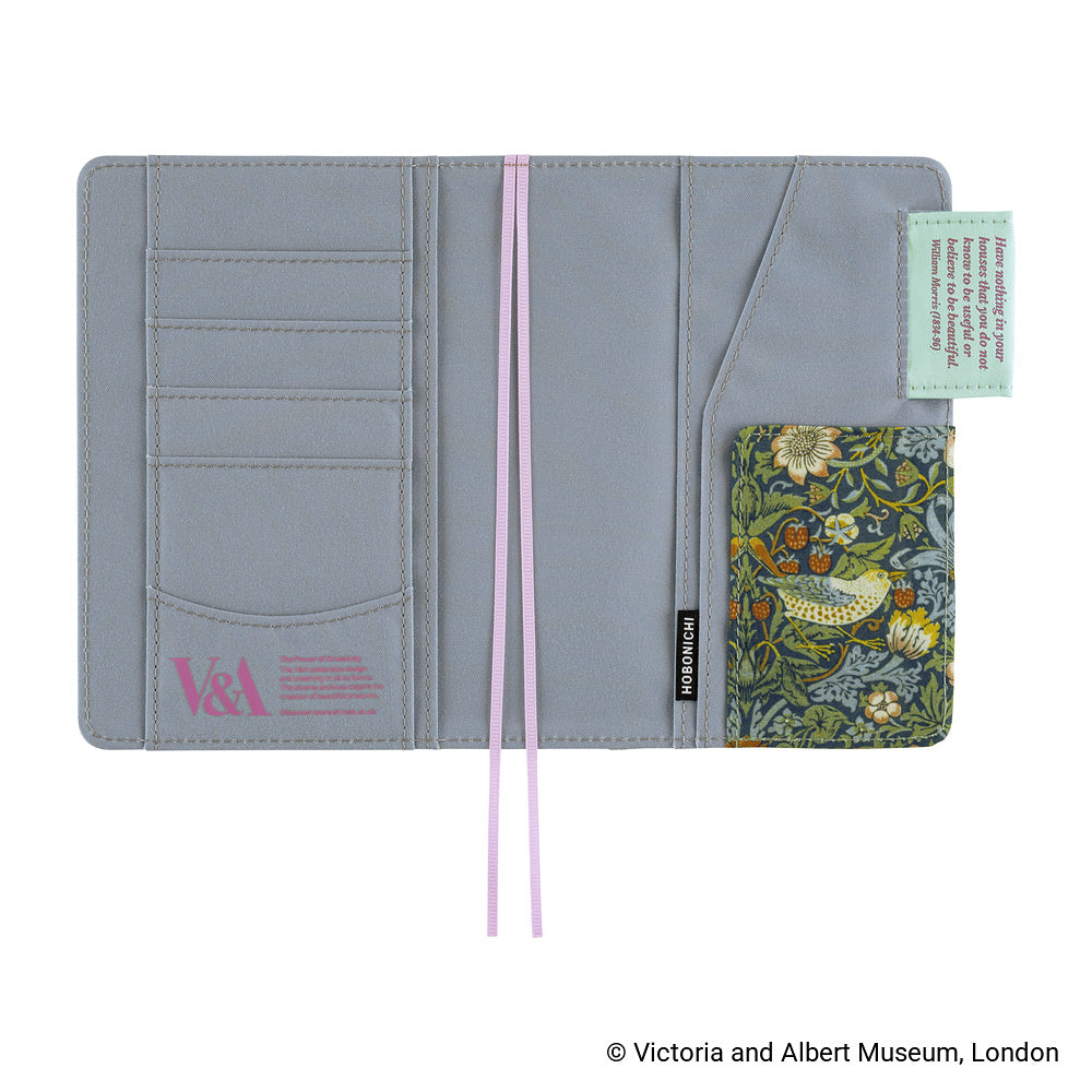 V&A Series: Strawberry Thief, A6 Techo Cover
