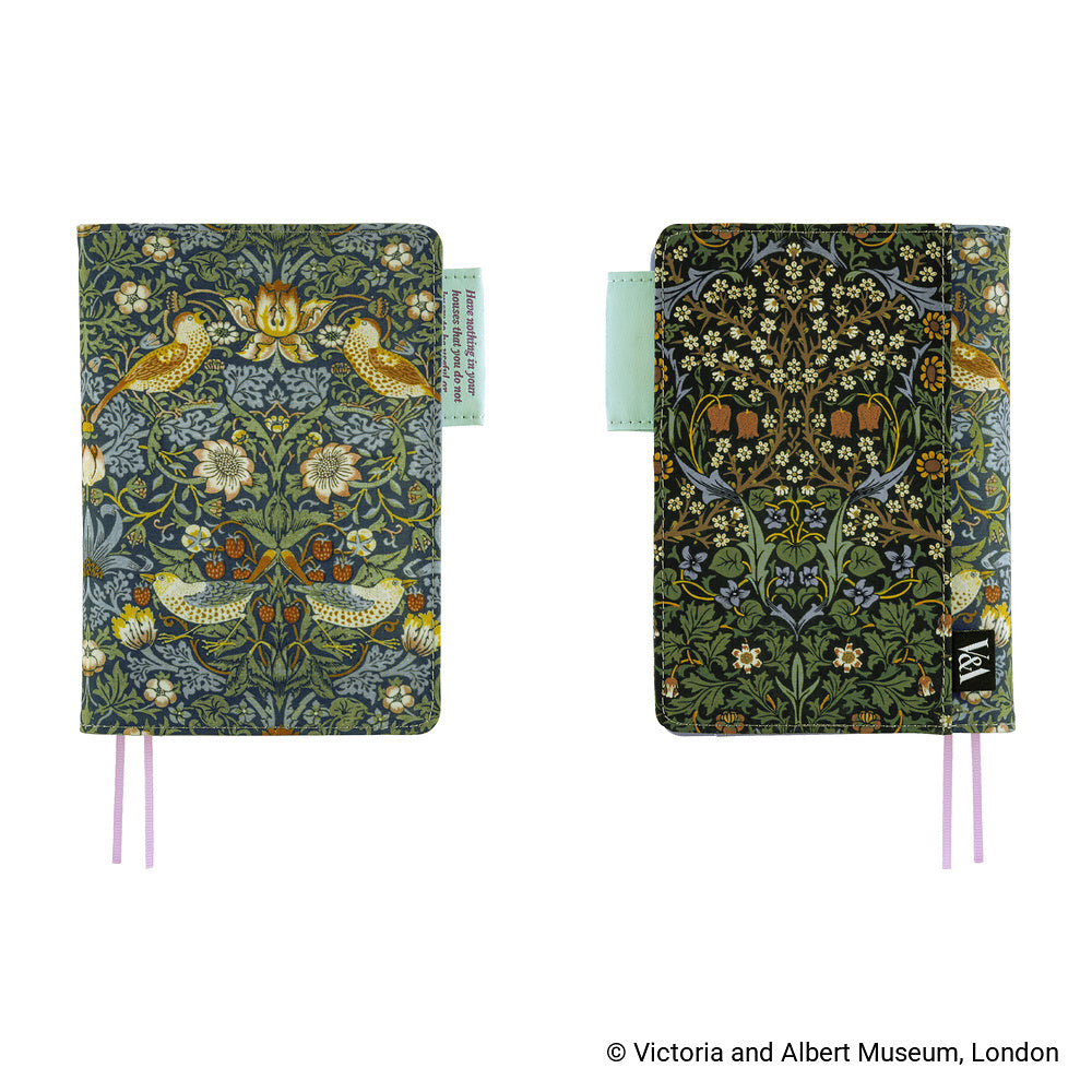 V&A Series: Strawberry Thief, A6 Techo Cover