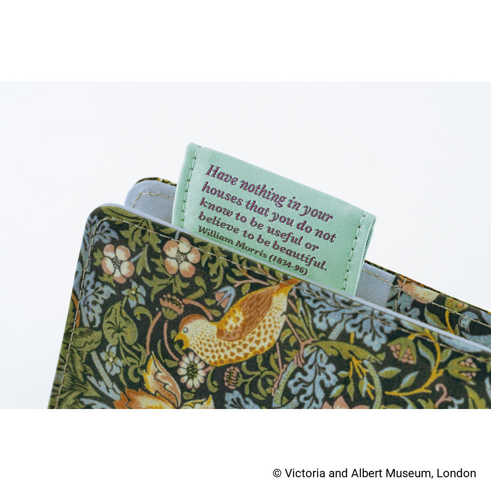 V&A Series: Strawberry Thief, A6 Techo Cover