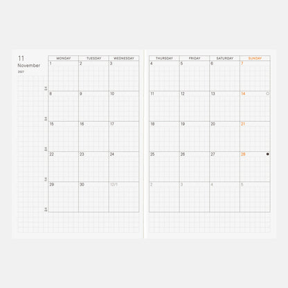 2027 Hobonichi Planner Book, A6