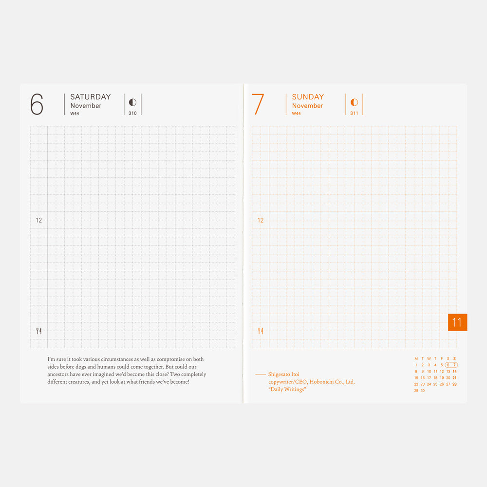 2027 Hobonichi Planner Book, A6