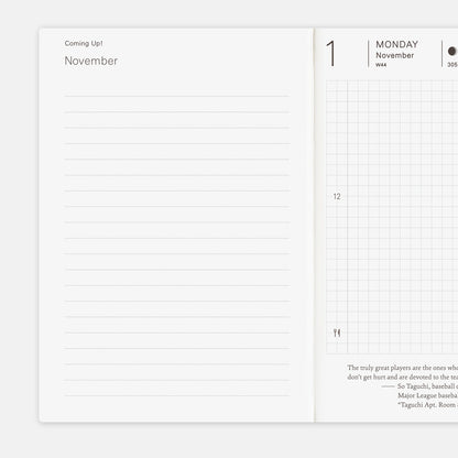 2027 Hobonichi Planner Book, A6