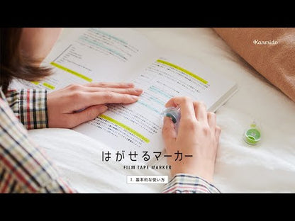 Blue Tape with Red Sheet, Film Tape Marker for Study, 6mm x 5m