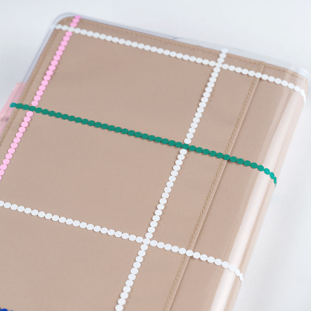 Yoshie Watanabe: Cover on Cover for A5 Size (Dotted Plaid)