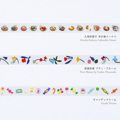Petit Bloom by Yoshie Watanabe, Plus x Hobonichi: Deco Rush, 10mm x 4m