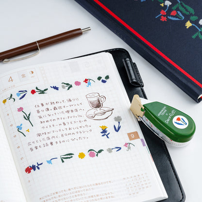 Petit Bloom by Yoshie Watanabe, Plus x Hobonichi: Deco Rush, 10mm x 4m