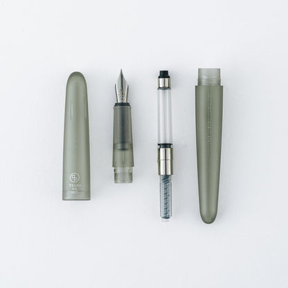 Hobonichi Exclusive Colour, Frost Fountain Pen (Extra Fine), Kakimori x TSUKI no IRO