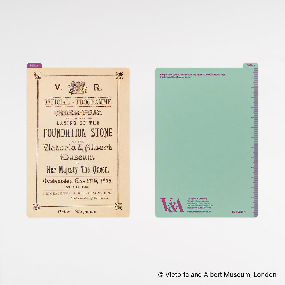 V&A Series: V&A’s Foundation Stone Programme,  Hobonichi Pencil Board for A6 Size