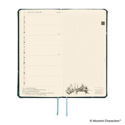 Moomin: A Day in the Life of Snufkin, Weeks 2027 Japanese Version (Special Moomin Edition)