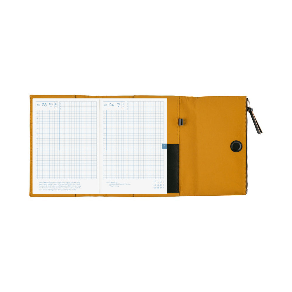 Tragen: Mustard, A5 Techo Cover