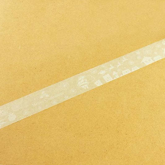 ROUND TOP, Merry Christmas, Yano Design Masking Tape, 20mm x 8m