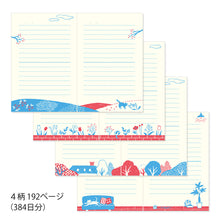 將圖片載入圖庫檢視器 midori, Cat, Diary with Embroidered Bookmark
