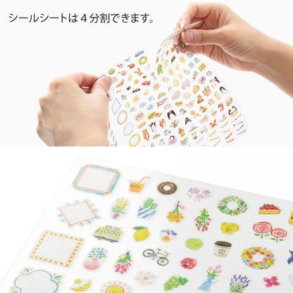 midori, Diary with Stickers, Yellow
